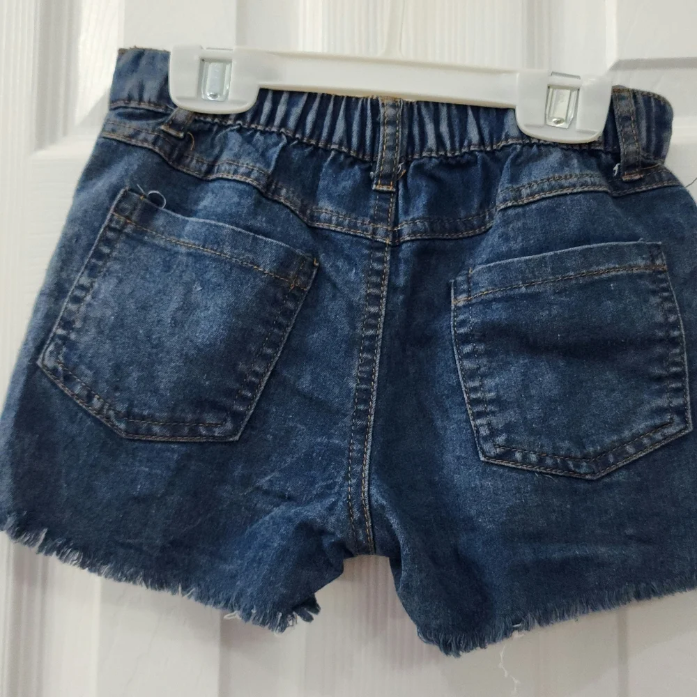 Sunflower Tank Top & Denim Shorts Set Size: 4/5